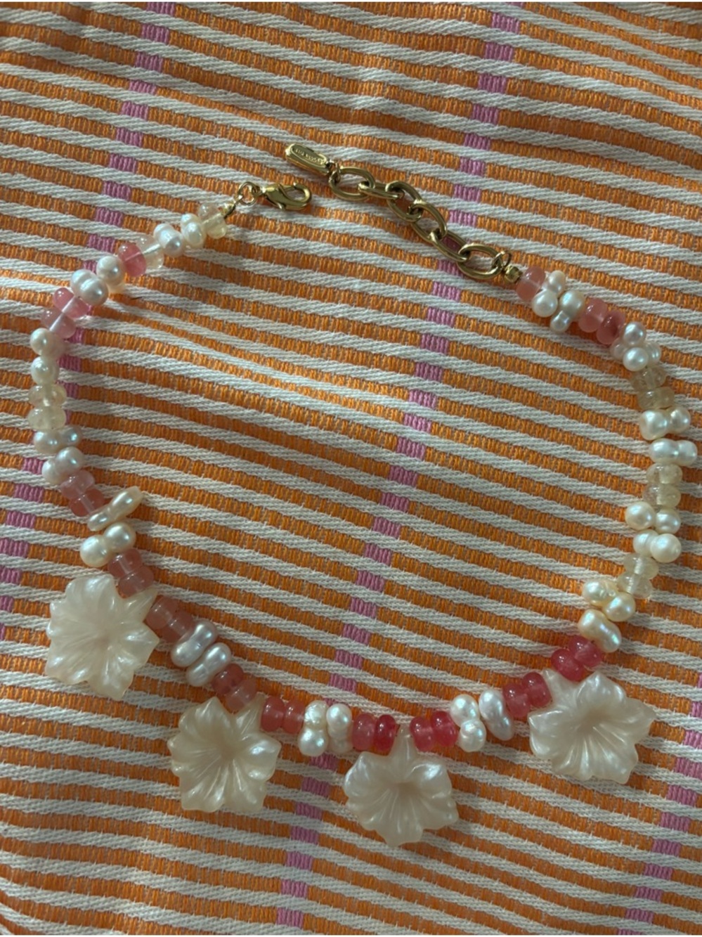 Logan Tay floral necklace